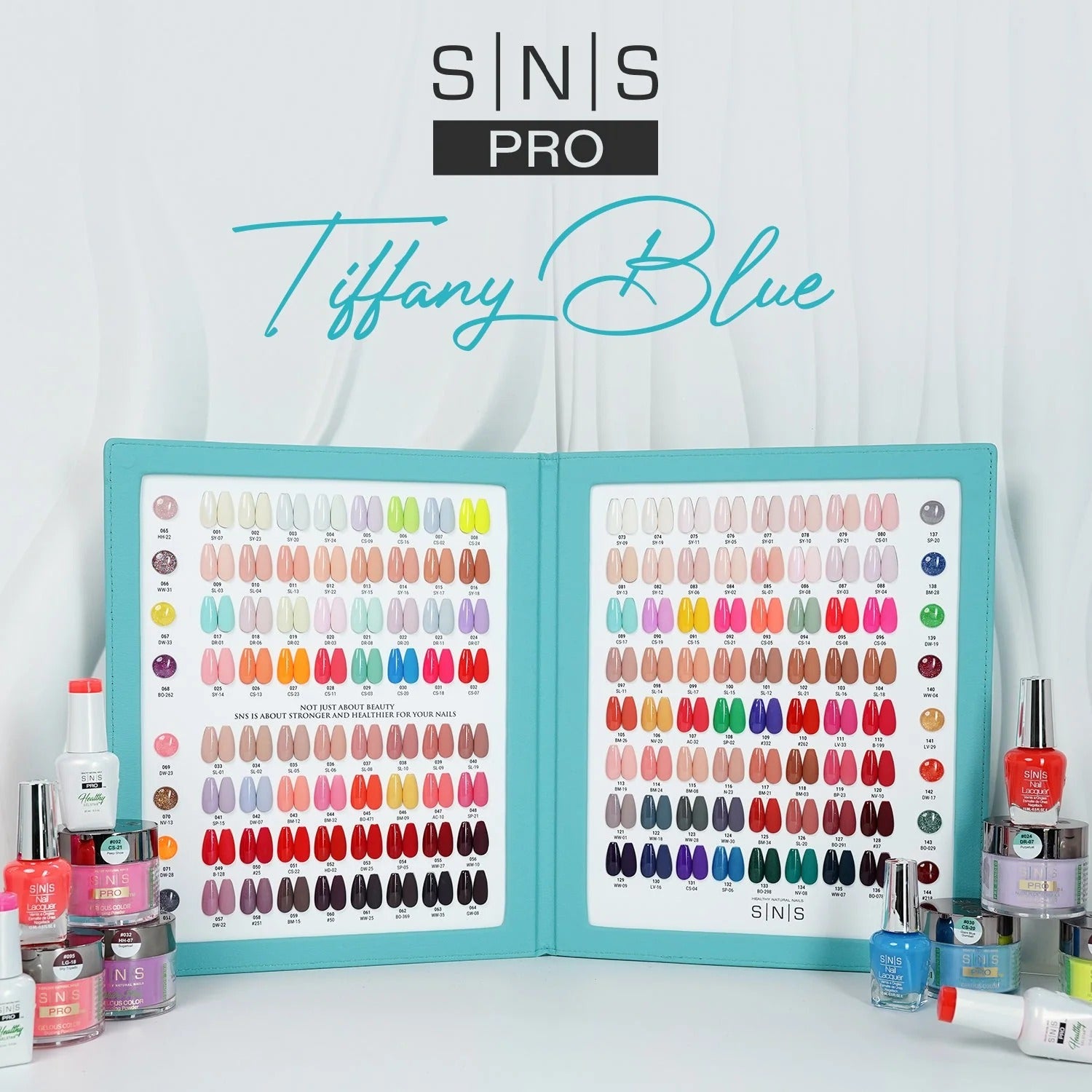 SNS Tiffany Blue 4-In-1 Collection - 144 Colors + Free LED Lamp