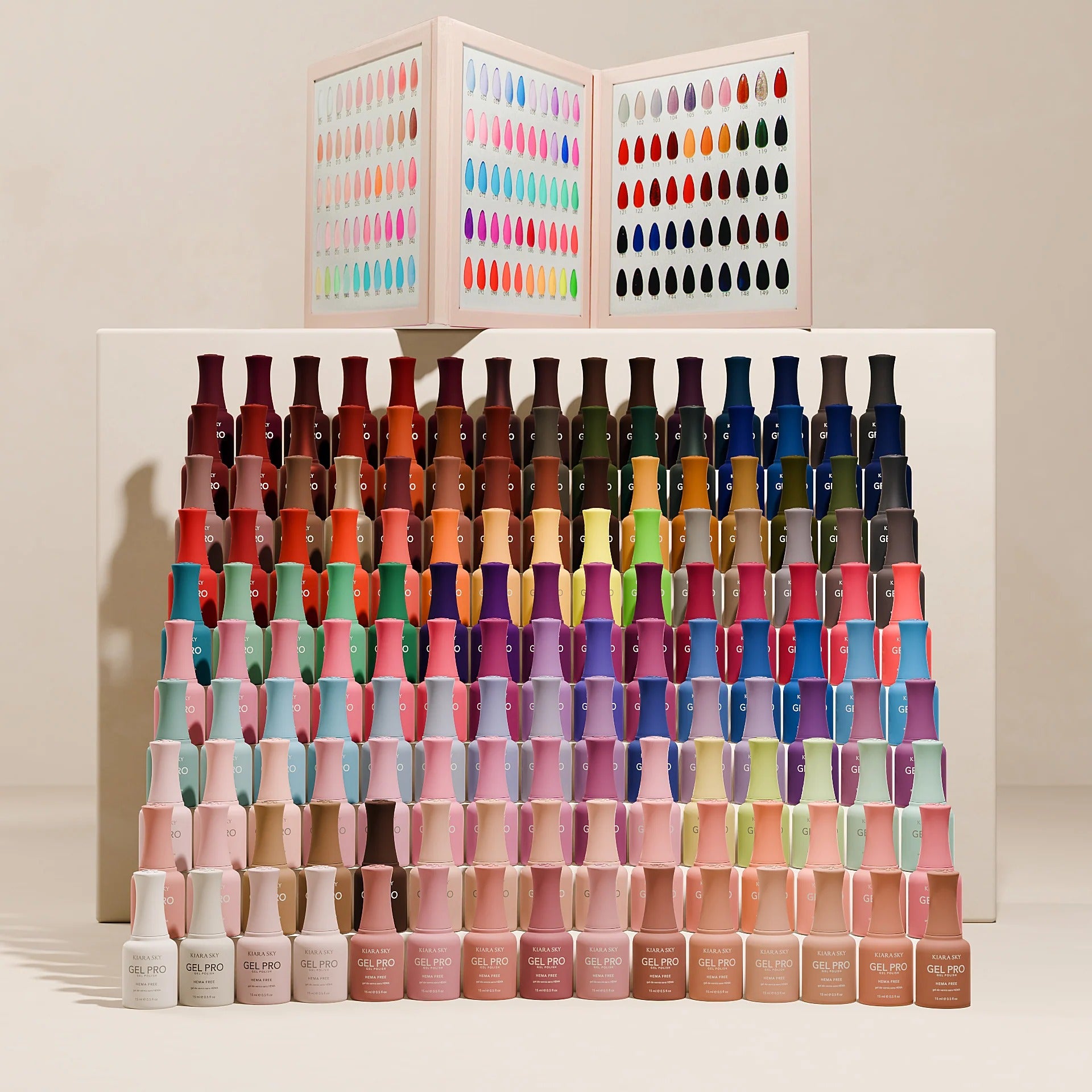 Kiara Sky Gel Pro HEMA-Free 150 Color Collection + Free Beyond Pro Rechargeable LED Lamp III